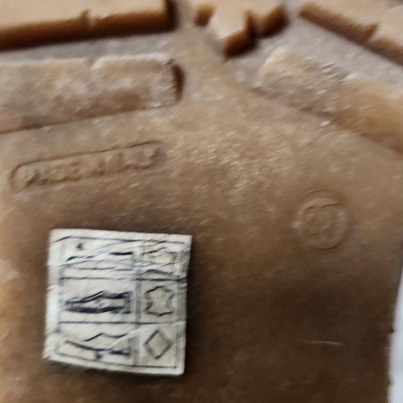 Roots Brown Leather Shearling Winter Women's Boots - Picture 12 of 14